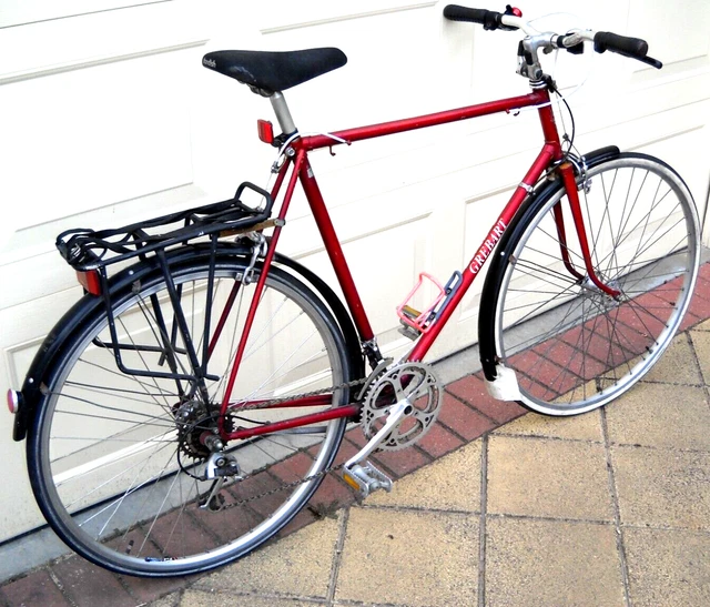 *VINTAGE 80`S GREBART 25" FRAME FLATBAR ROAD/TOURER BIKE 27x1 1/4