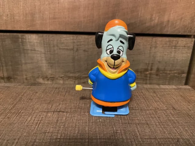 Vintage Huckleberry Hound Wind-Up Toy Figure 3.5” Hanna-Barbera Works