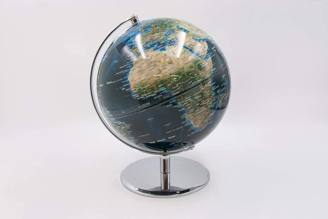 Mappamondo Globe Blu Ã ˜ 25