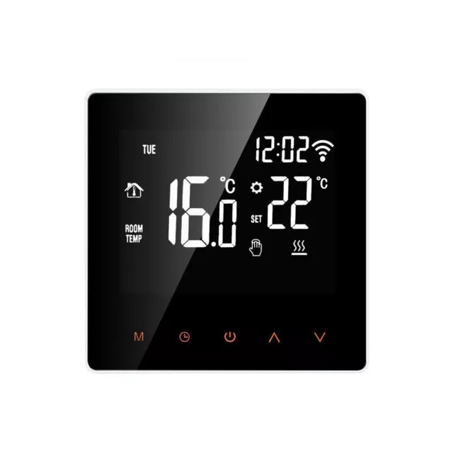 Thermostat Connecté Chauffe Eau WiFi Contrôle LCD Tactile Vocale Intelligent 3A