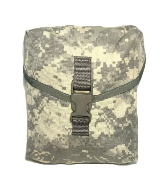 New Us Army Military Issue Acu Molle 200 Round Saw Ammo Pouch Gp First Aid Ifak