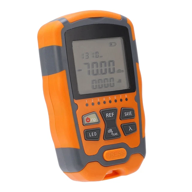 Mini Optical Power Meter Portable Optical Fiber Cable Tester With LED Light SMO 3