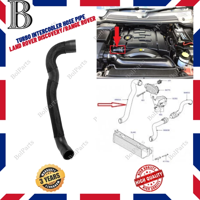 NEW TURBO INTERCOOLER Hose Pipe for Land Rover DISCOVERY RANGE ROVER