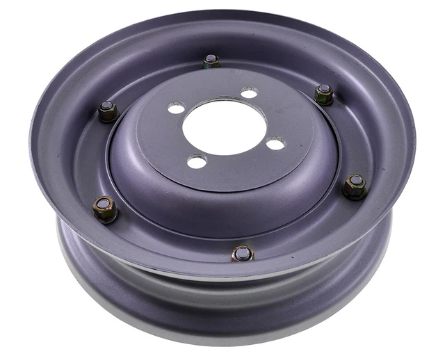 Jante UNI AUTO grise, acier 2.10-8 pouces pour Vespa Wideframe et Largeframe ave