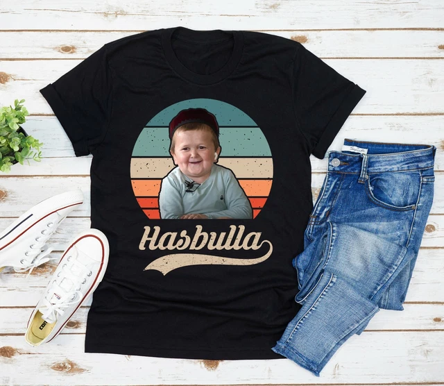 T-SHIRT divertente uomo donna cotone influencer magliette Hasbulla nel