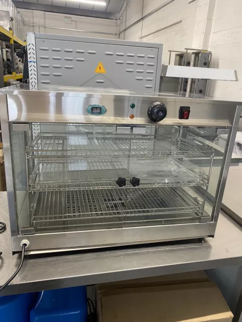 BRAND NEW Ace Commercial Heated Display Cabinet Pie Warmer / Food Merchandiser