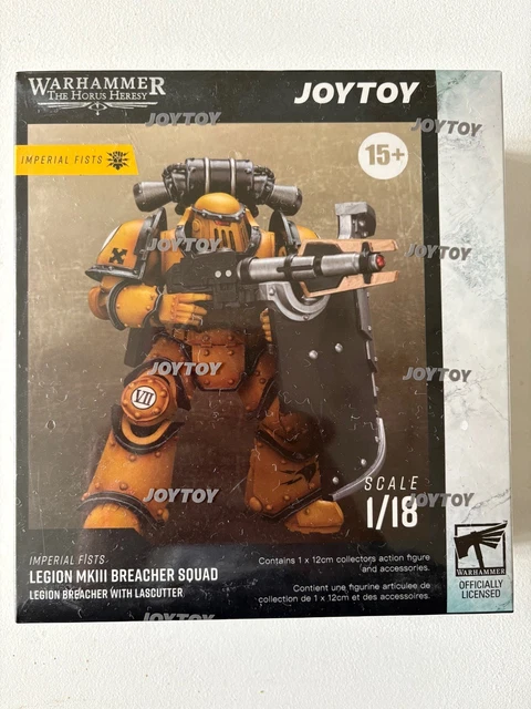 JOYTOY Warhammer 40K 1/18 Actionfiguren Imperial Fists Legion MkIII Tactical Squad 4 Stück Sammlermodell