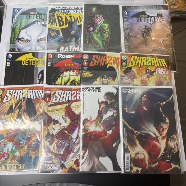 Mixed Lot of 13 DC Comics. Bagged and Boarded.