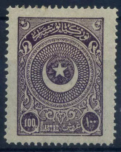 Turkei 1923 Mi. 824 Ungebr. * MH 100% 100 Pia, Stern und Halbmond