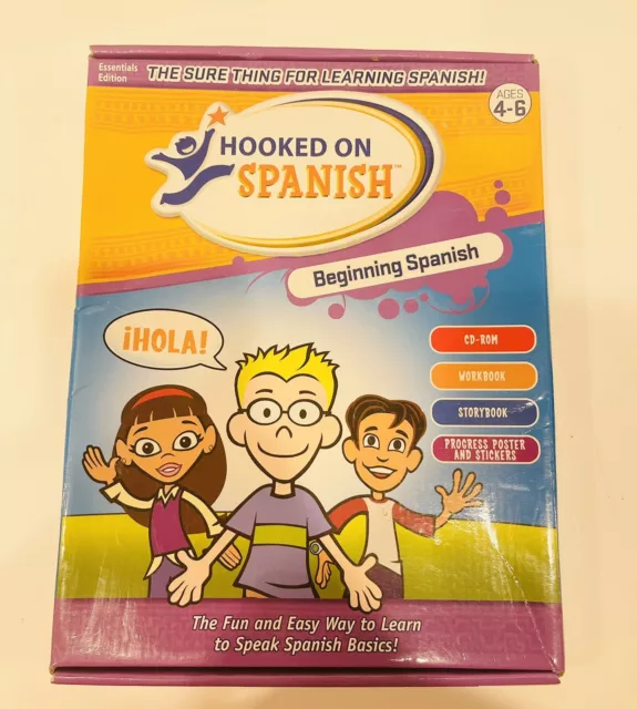 Hooked On Spanish Beginning Level 2006 New Sealed Open Box Homeschool