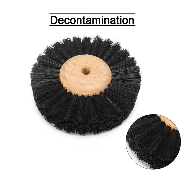 80mm Bristle Flat Polishing Brush Buffing Wheel Metal Wood Jewelry Grinding Tool