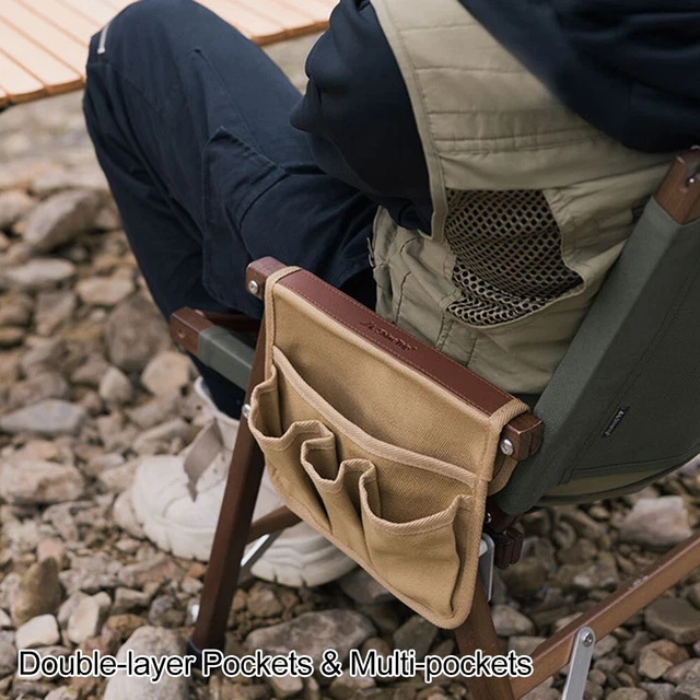 Sac Organisateur Pour Accoudoir De Chaise De Camping – Poche Porteuse Portable En Oxford
