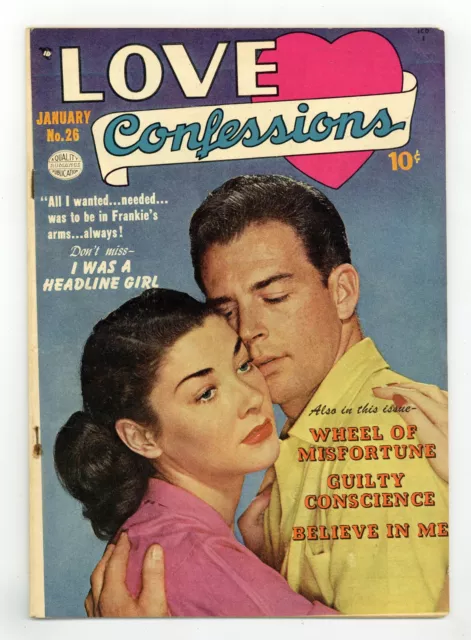 Love Confessions #26 VG- 3.5 1953