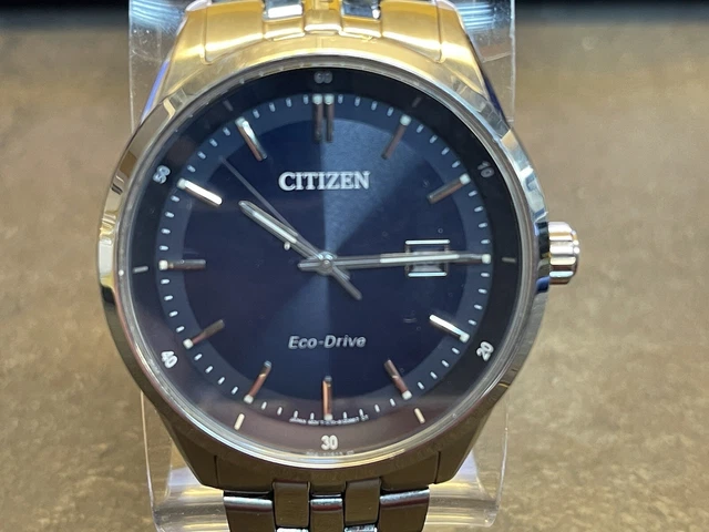 CITIZEN E111 STAINLESS Steel CORSO Eco Drive Watch E111 S083311