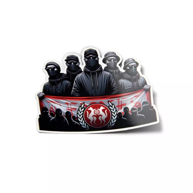 PACK x5 AUTOCOLLANTS STICKERS Ultras Rennes stade rennais hooligans roazhon rck