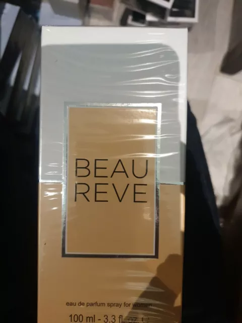 BEAU REVE LADIES Eau De Perfume 100ml New BNIB gift for her glass