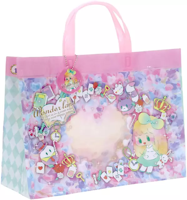 JAPAN Pink Flower Girl Dream Pool Bag Beach Tote LARGE Play Travel Waterproof