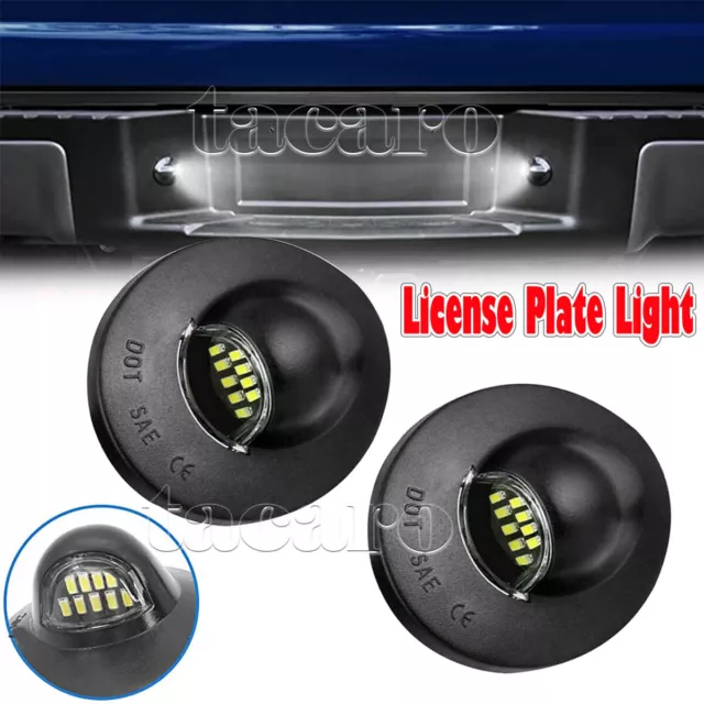 SMD LED License Plate Lights Tag Lamps For 1983-2011 Ford Ranger Bronco Explorer