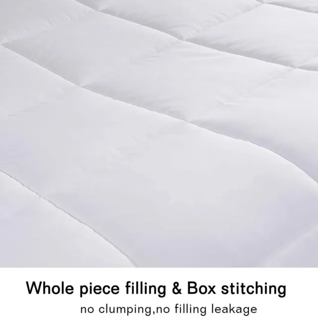 1000 TC Egyptian Cotton Select Down Alternative Comforter US Sizes & Solid Color 3