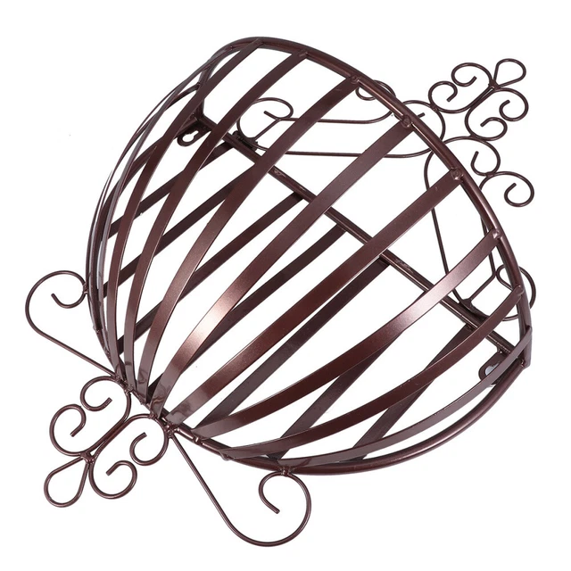 Jardinière Suspendue Pots De Fleurs Suspendus Demi-Cercle - Blanc