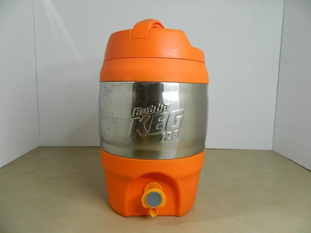 Bubba Keg 128oz 1 Gallon XL Stainless Steel Insulated Thermos w/Spout Orange