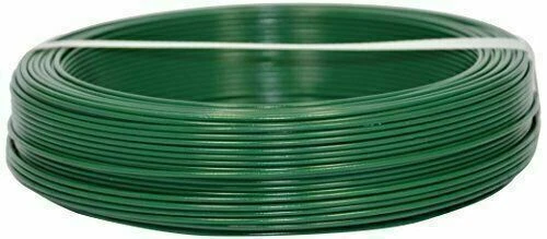 Corderie Italiane® Kunststoff-Eisendraht (1.0 Mm, 25 M, Grün) – Flexibel & Formbar Für Garten & Heimwerken