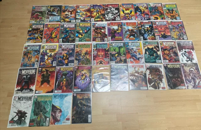 Marvel Comics - Wolverine - Vol 2 - Comic Book Mega Lot Of 44 VF-NM 101-317