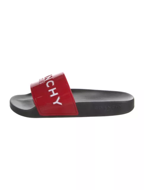 GIVENCHY Printed Slides Red  35 2