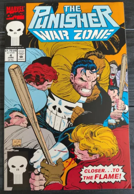 Marvel Comics The Punisher War Zone #4 June 1992 John Romita Jr