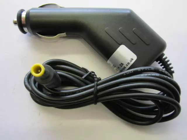 Toshiba SDP94DT Portable DVD Player 12V In-Car Charger Adaptor