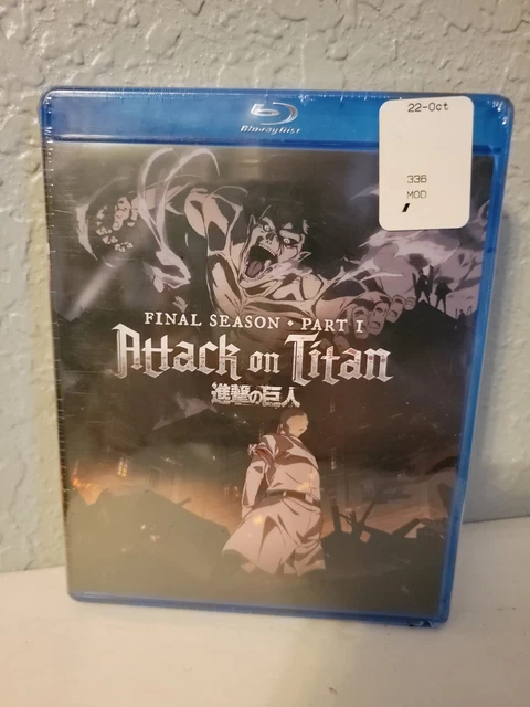 ATTACK ON TITAN: Final Season - Part 1 (Blu-Ray) NEW SEALED! $18.79