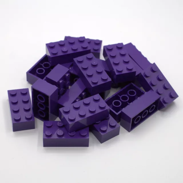 LEGO® Stein 2x4 3001 - Basic Classic Standard - Gelb Rot Orange Bunt - NEU