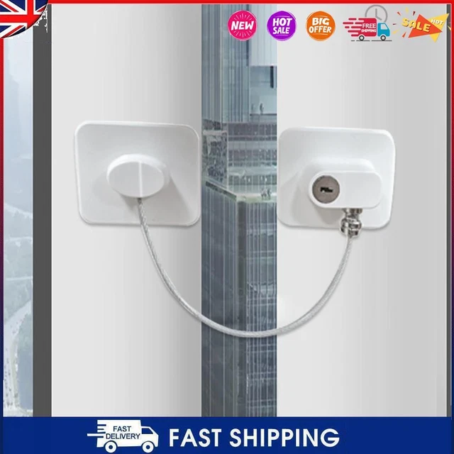 C- Universal Door Limiter Aluminum Alloy Door Lock for Child Kids Protective Dev