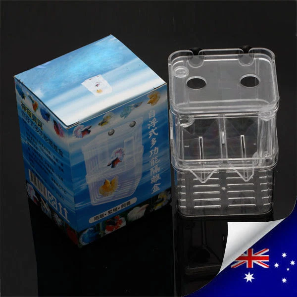 Aquarium Self-floating Multi-functional Divider Tank For Shrimp Fish Plant - NEW