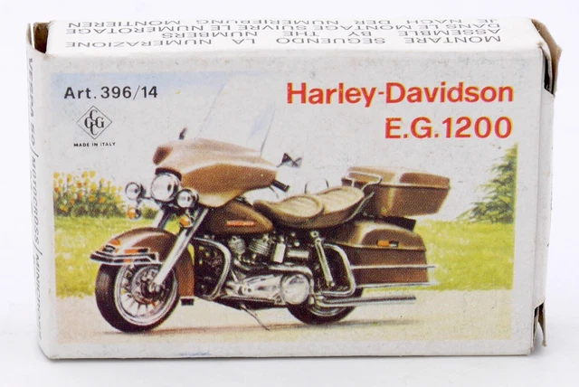 Grisoni Cggc Moto Harley Davidson Eg 1200 #396/14 Avec Sa Boite