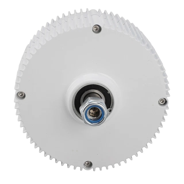 Motore Sincrono Magnete Permanente Doppio Albero Alternatore CA 3 FASI 12V 400W Nuovo