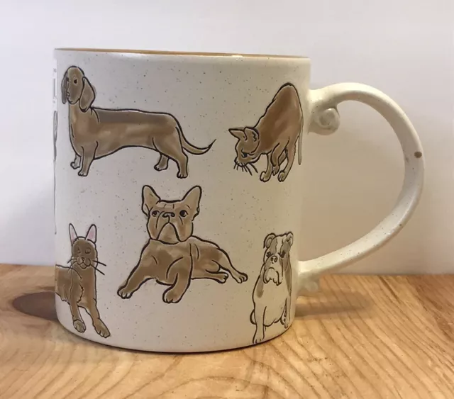 Spectrum Designz CHARLSTON CAT AND DOG BREED Ceramic Coffee Tea Mug Cup Gift