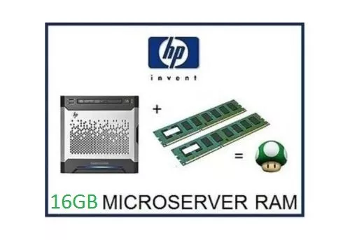 16GB -2x8GB DDR3 ECC Memory Ram Upgrade for HP / HPE ProLiant Gen8 Microserver
