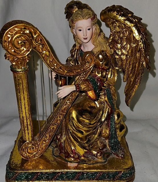 SAN FRANCISCO MUSIC Box Michael Adams Gold Glitter Angels We Have