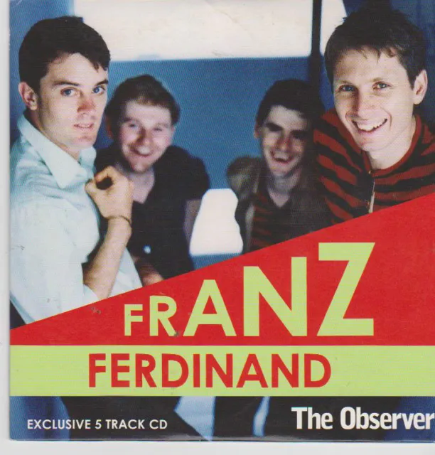 Franz Ferdinand 5 Track Cd From The Observer Newspaper Promo Music Cd