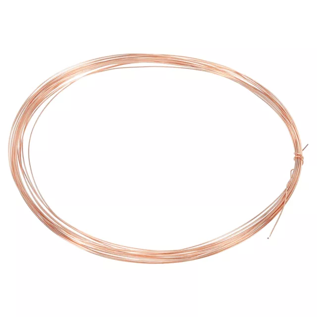 16.4Ft Solid Bare Copper Wire 27 Gauge 99.9% Pure Copper Wire Soft Beading Wire