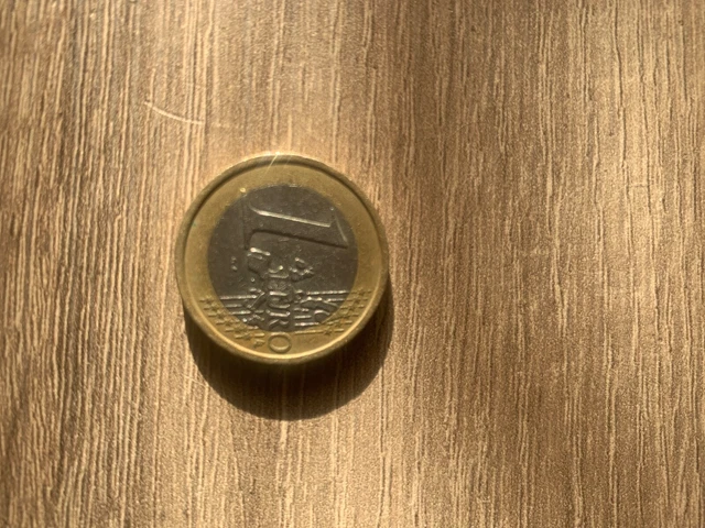 PIÈCE 1 EURO italienne Rare de Léonard de Vinci 2002 TRES RARE EUR 250