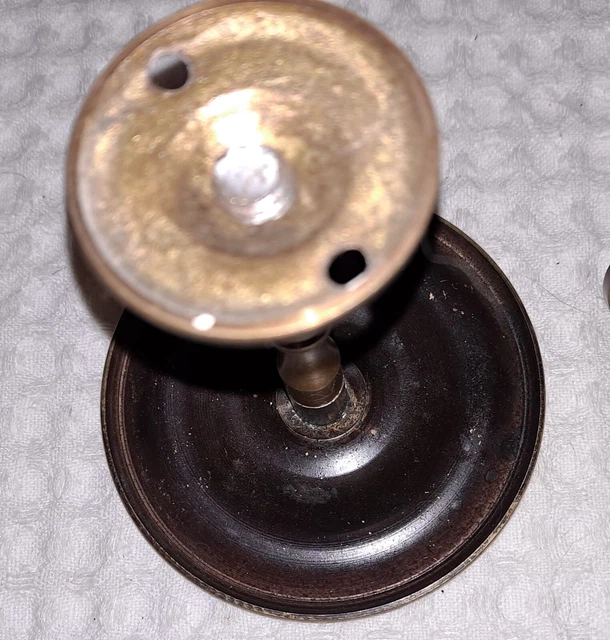 4 Lrg Antique Victorian Brass Curtain Drapery Tie Holdback Knobs Medallion 4 In 7
