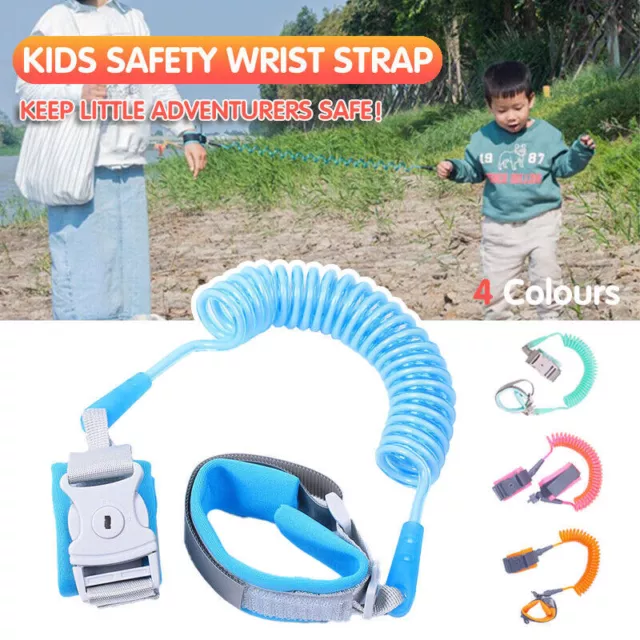 Baby Toddler Kids Strap Wrist Leash Safety Walking Anti-Lost Harness Hand Belt