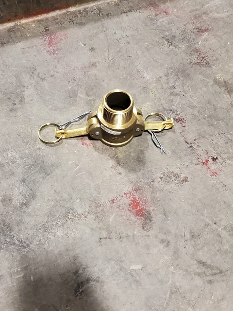 brass camlock B coup x MP 1-1/4in