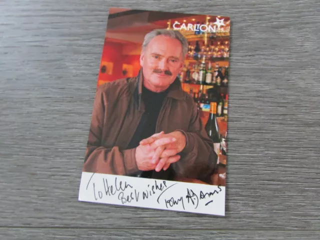 Tony Adams Original Hand Signed Dedicated Crossroads Promotional Cast Card Photo