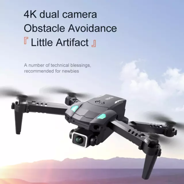 Mini dron BIOSA f? Niños con Cámara 4K HD Drone Plegable RC Cuadricóptero, En