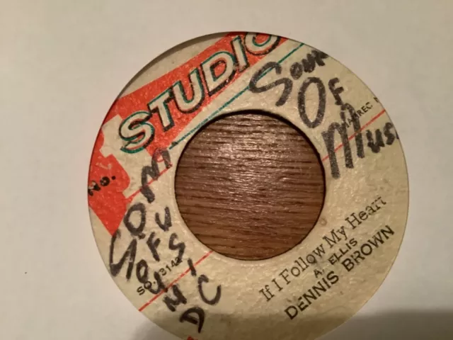 Dennis Brown , If I Follow My Heart , 7” Studio 1
