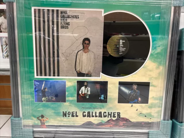 Noel Gallagher Signed Framed High Flying Birds Vinyl- with COA