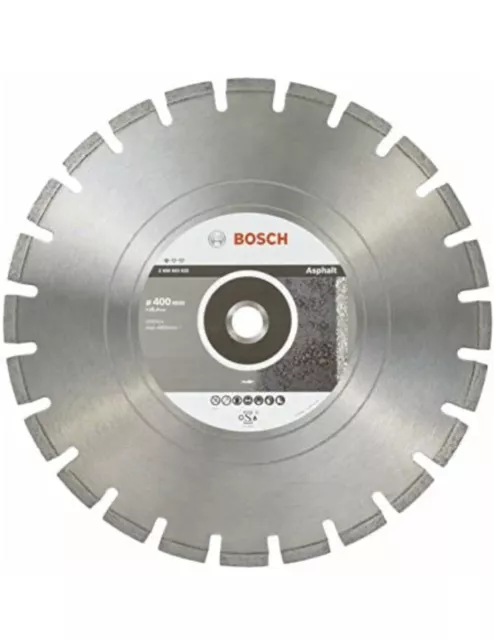 Bosch Diamanttrennscheibe Diamant 400 x 25,40 mm Tisch/Benzinmotorsägen Asphalt